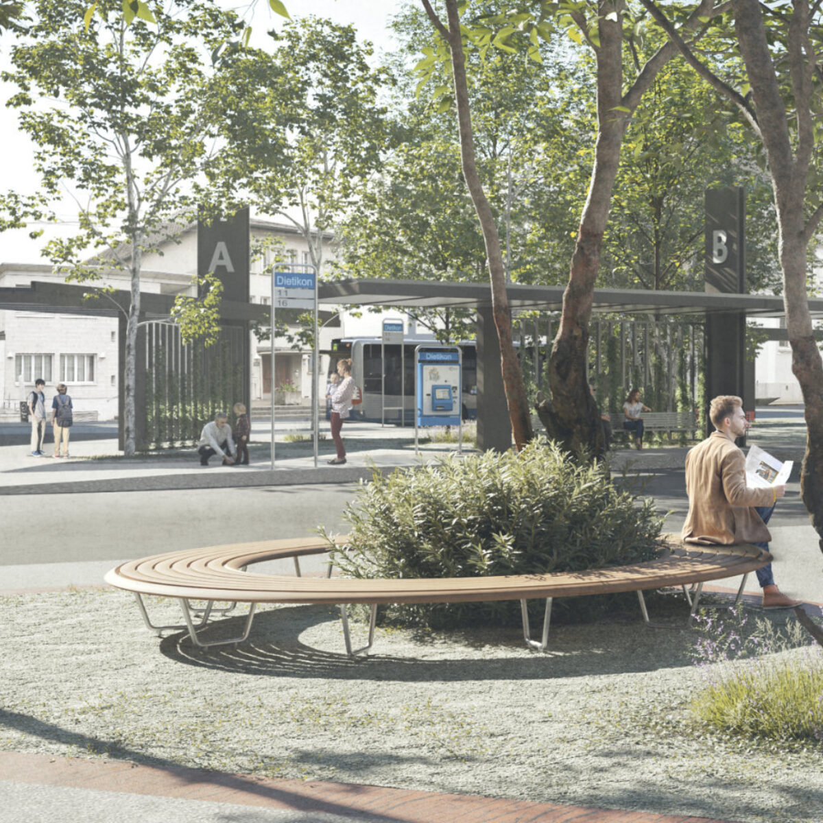 Dietikon – Neugestaltung Bahnhofplatz und Busbahnhof
