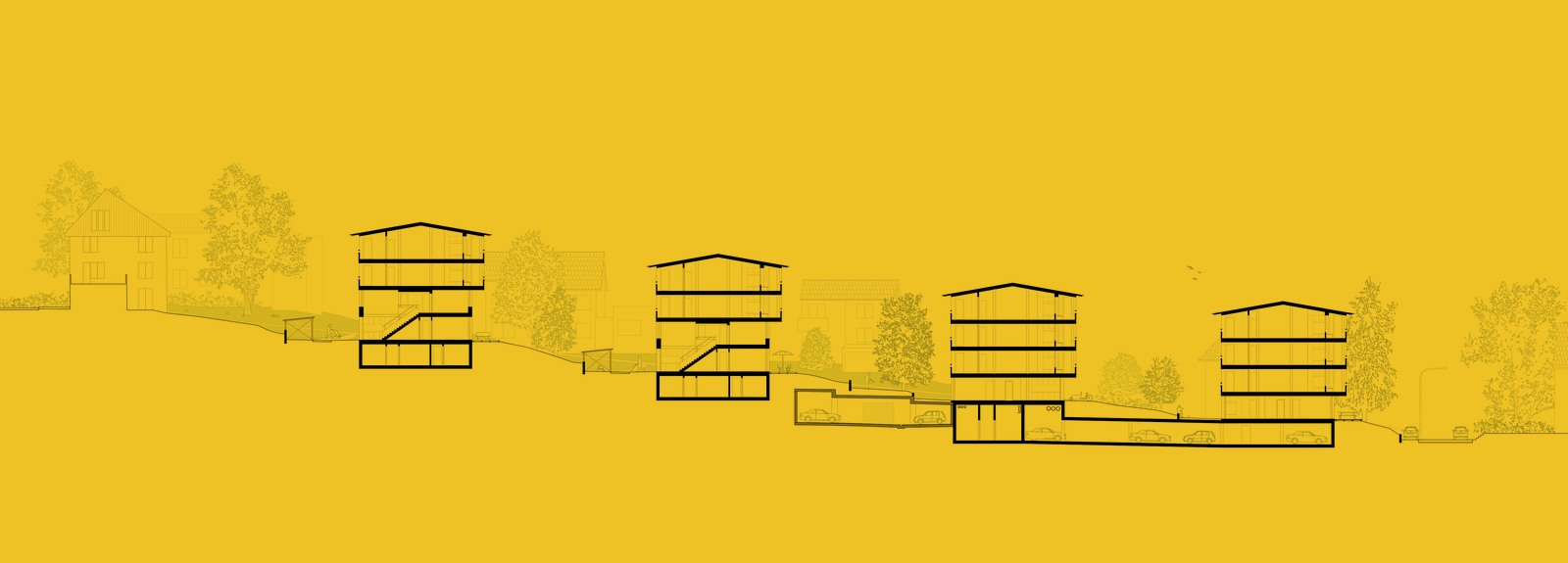 Bruderwies - Ersatz Genossenschaftssiedlung - Schmid Schaerer Architekten Zürich