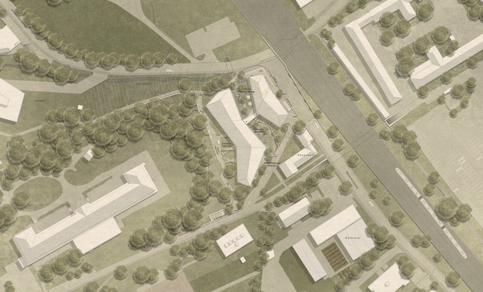 Liestal II - Neubau Inclusioplus Psychiatrie Baselland - Schmid Schaerer Architekten Zürich