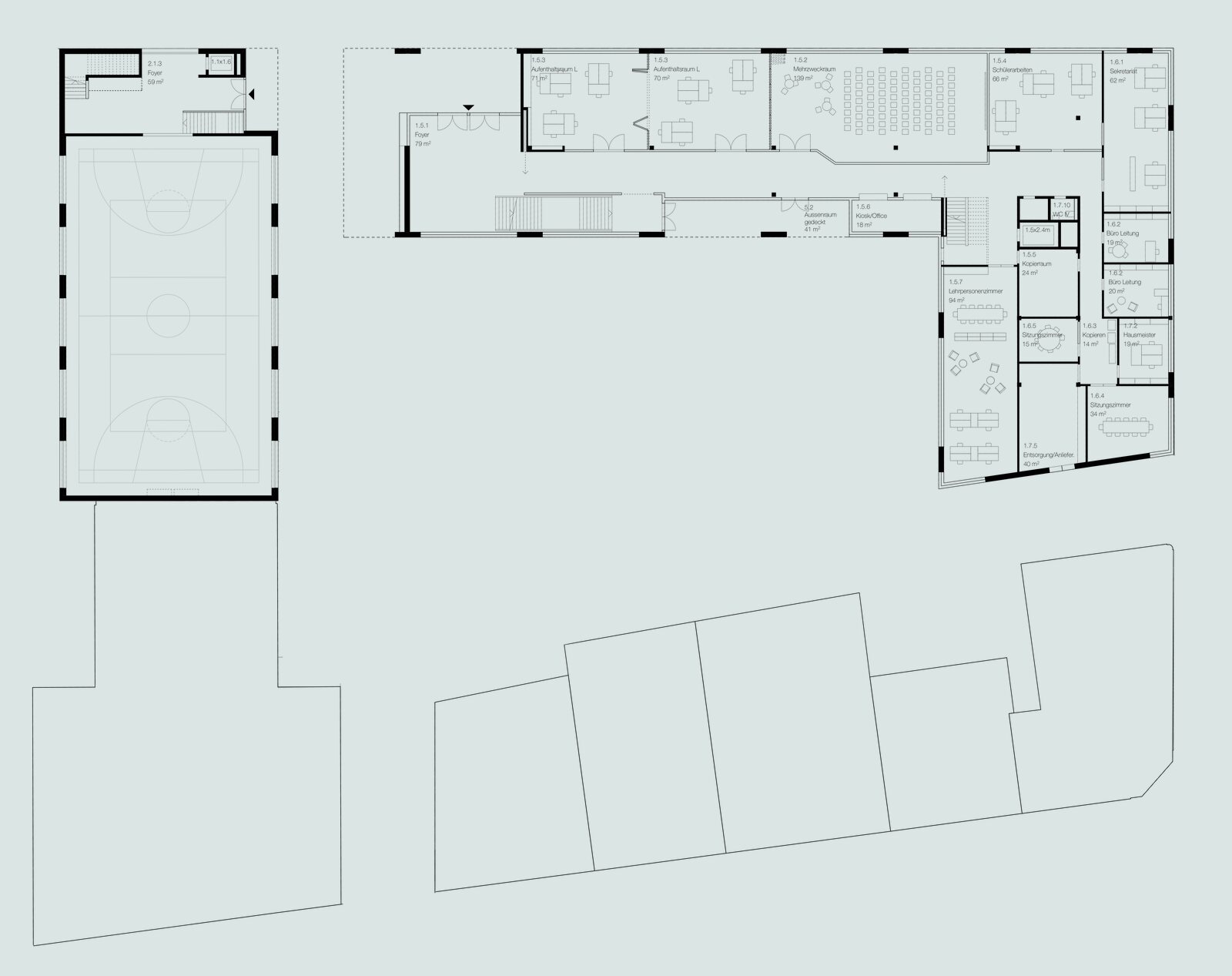Limmatstrasse - Ersatzneubau für die Baugewerbliche Berufsschule Zürich - Schmid Schaerer Architekten Zürich