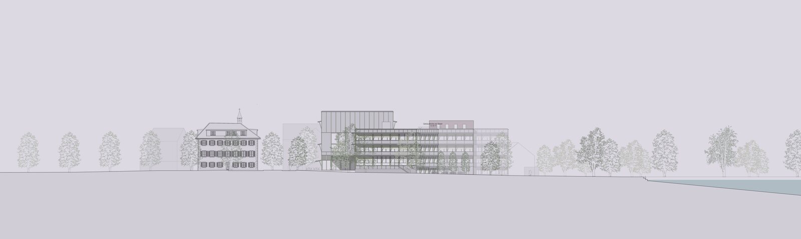 Nuolen - Sanierung und Teilneubau Kantonsschule Ausserschwyz - Schmid Schaerer Architekten Zürich