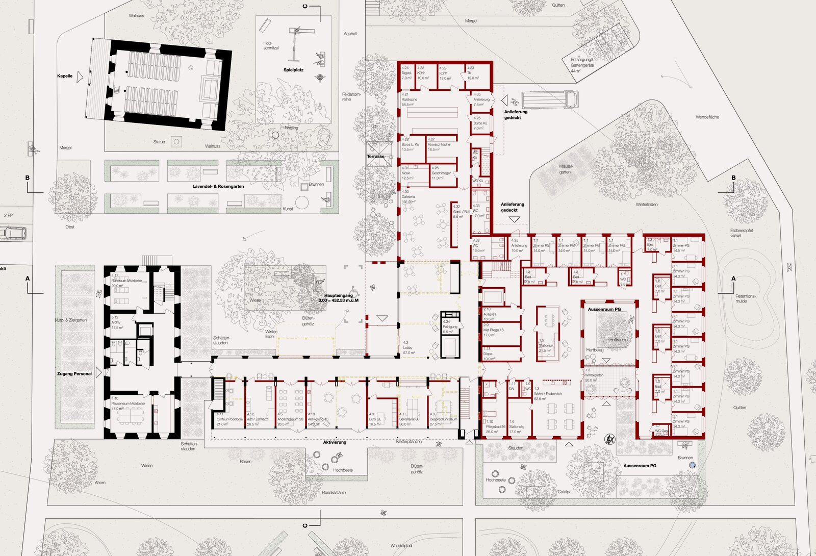 Steinen - Erweiterung Pflegezentrum Au - Schmid Schaerer Architekten Zürich