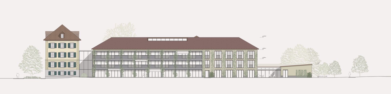Steinen - Erweiterung Pflegezentrum Au - Schmid Schaerer Architekten Zürich