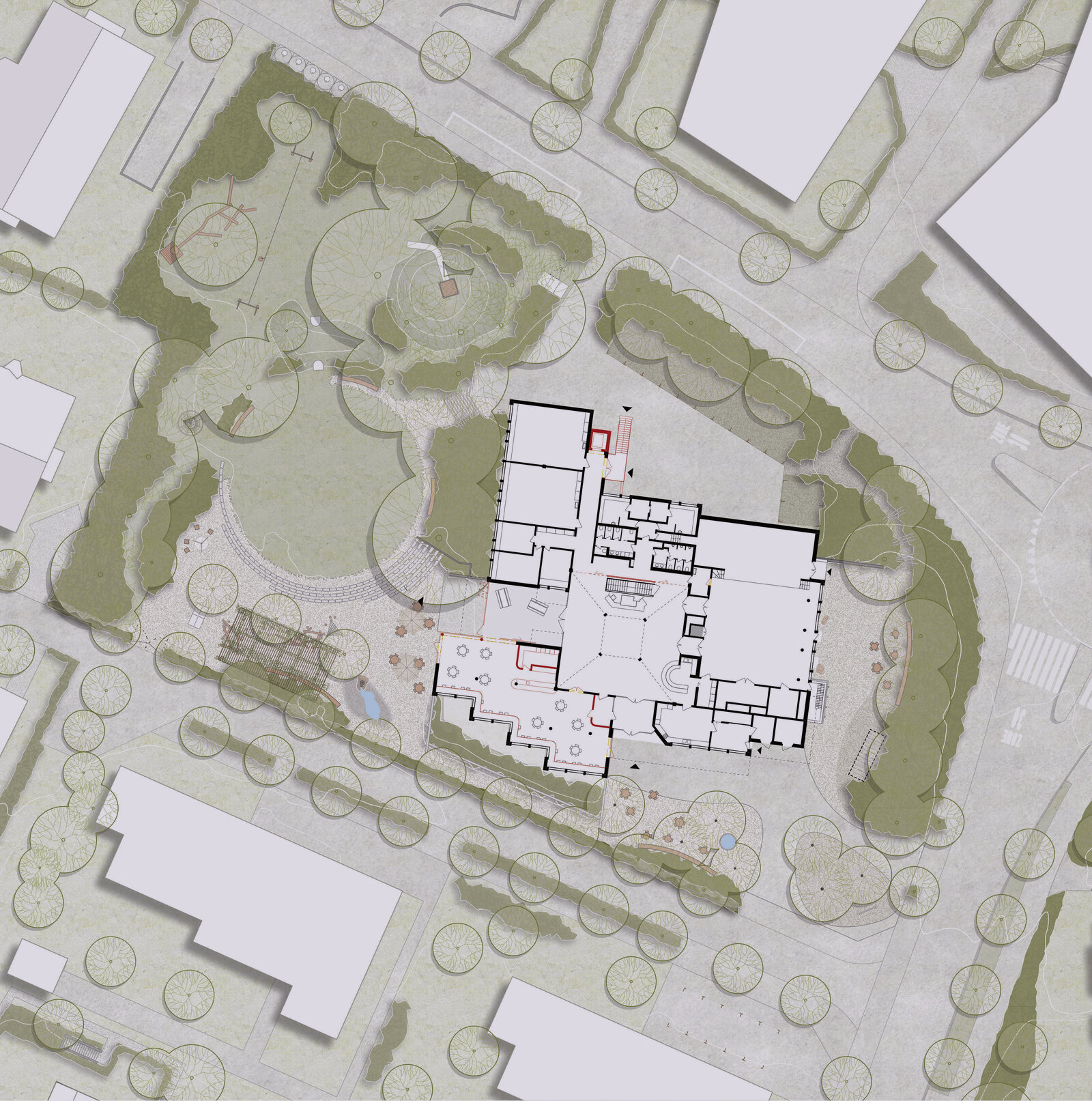 Affoltern - Instandsetzung Quartierpark & Gemeinschaftszentrum - Schmid Schaerer Architekten Zürich