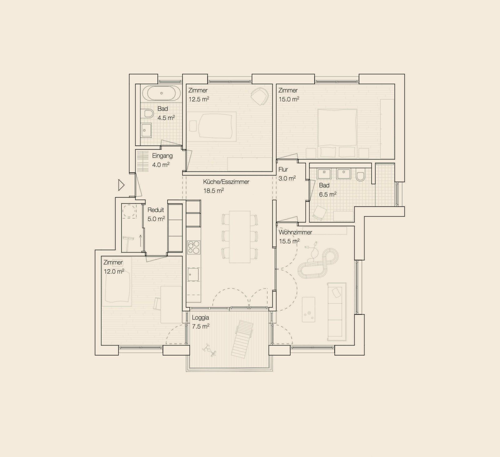 Samedan II - Wohnsiedlung Promulins - Schmid Schaerer Architekten Zürich