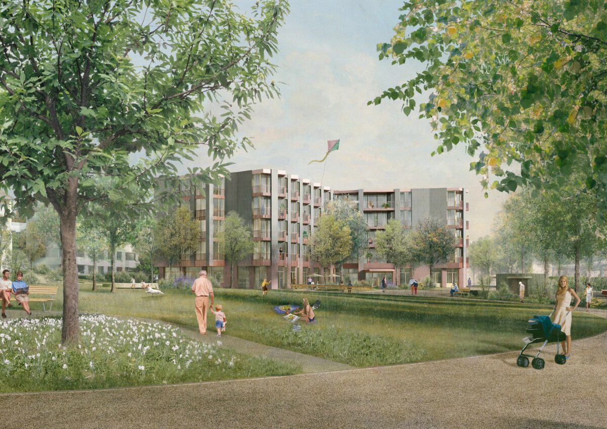 Schmid Schaerer Architekten Zürich - 1. Preis Studienauftrag Burgunwiese Neuhausen