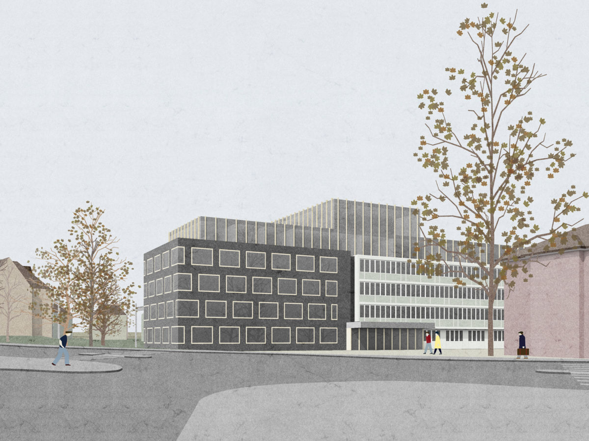 Winterthur - Erweiterung Bezirksanlage - Schmid Schaerer Architekten Zürich