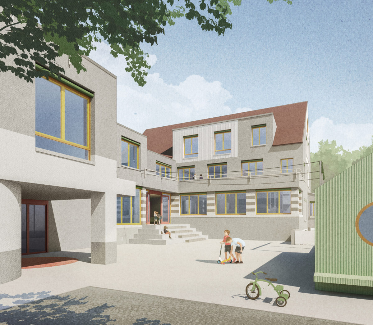 Rafaelschule - Erweiterung einer heilpädagogischen Tagesschule - Schmid Schaerer Architekten Zürich